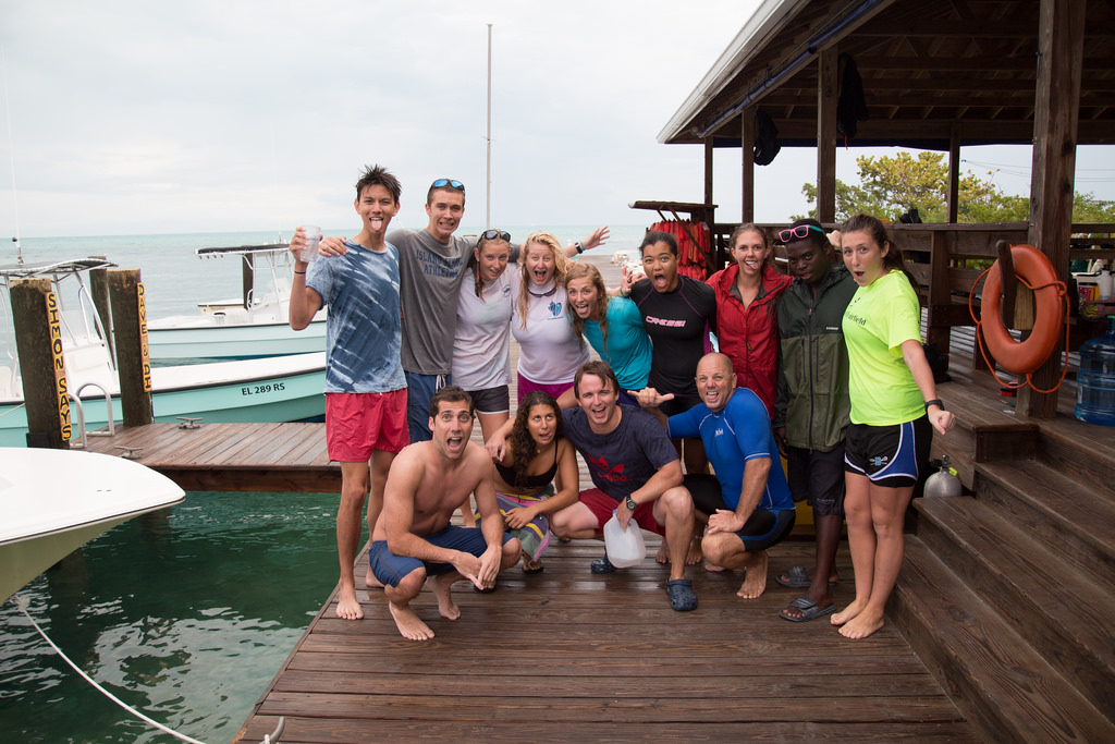 Gap Year students after completing their annual triathalon