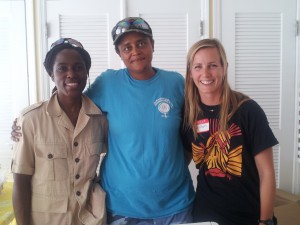 Dr. Curtis-Quick got to meet Erin and Tina from Seasonal Sunshine Bahamas, an organization that currently buys and sells lionfish in Nassau.