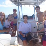 IS students out with deepwater research team,