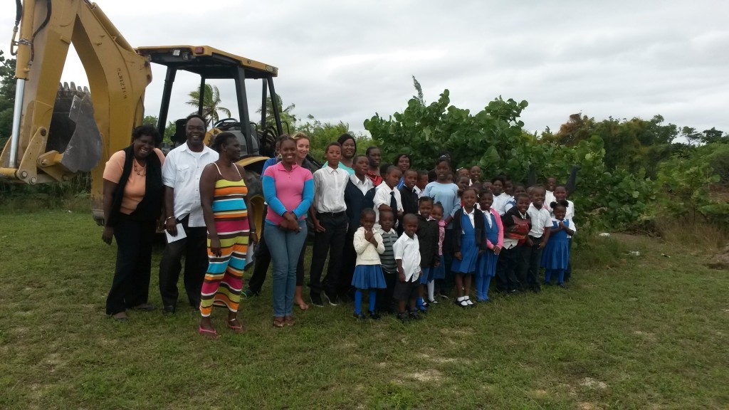 A big thank you to all our supporters- including the Cape Eleuthera Marina and Resort for donating their backhoe to clear the land!