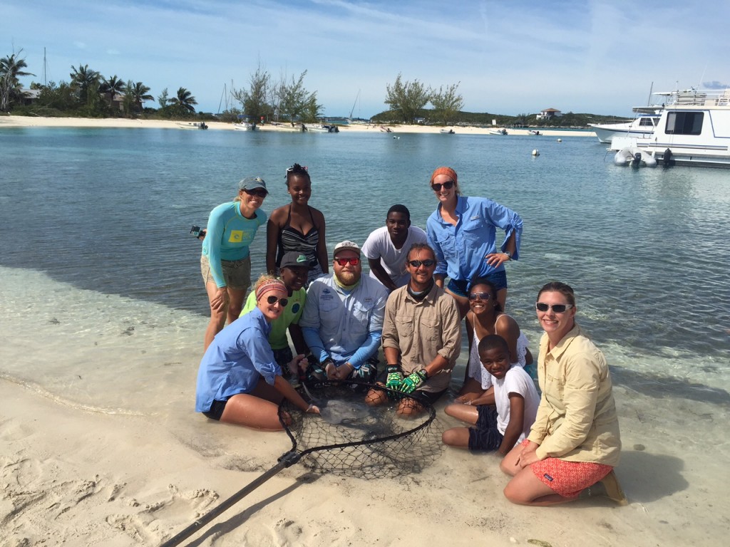 Stingray Team with students from LN Coakley High School